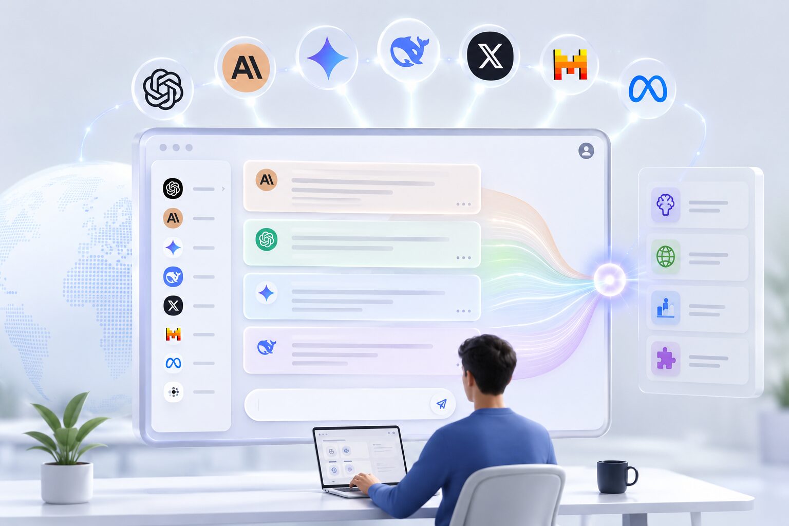 Gurgaon, Business, Multiple AI Models One Chat Window