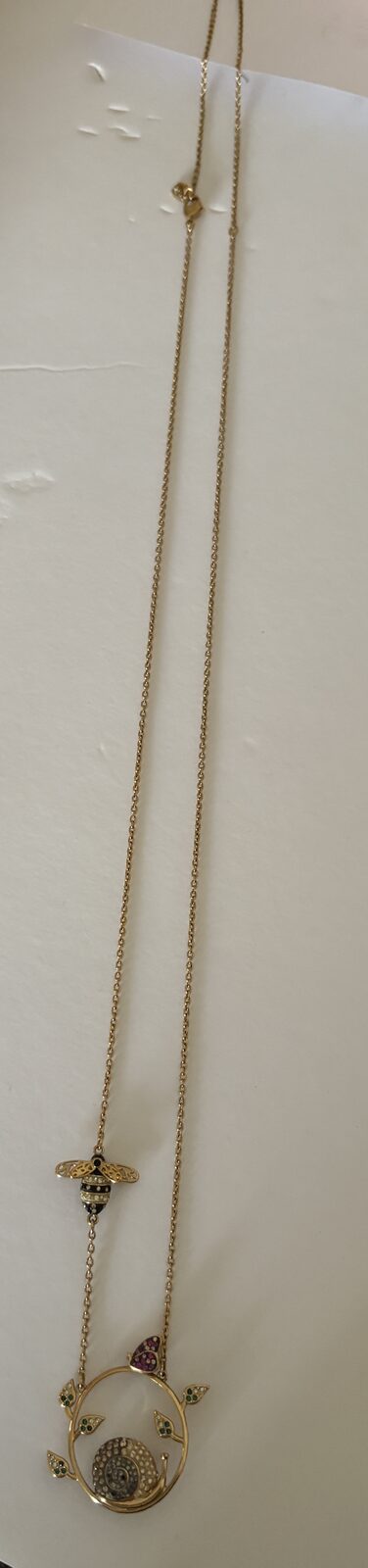Manama, Jewelry, BHD 10,  Swarovski "Noisette" Snail & Bee Long Statement Necklace