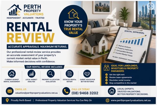 Perth, Real Estate, Professional Rental Review & Property Appraisal Perth