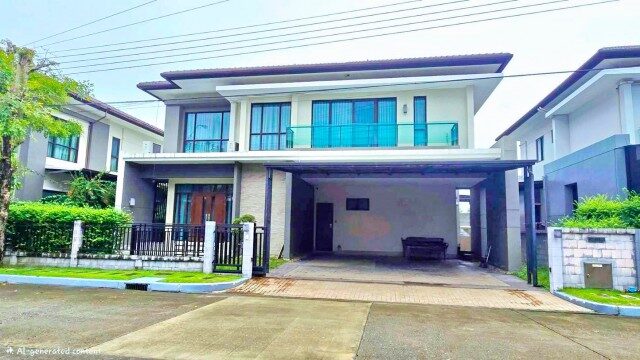 Bangkok, Villas, THB 84999,  82 Sq. Feet,  Srinakarin 82 Sq M. 304 Sq M. Prawet Phatthanakan 87-97, 2-story Luxury Mansion For Rent,