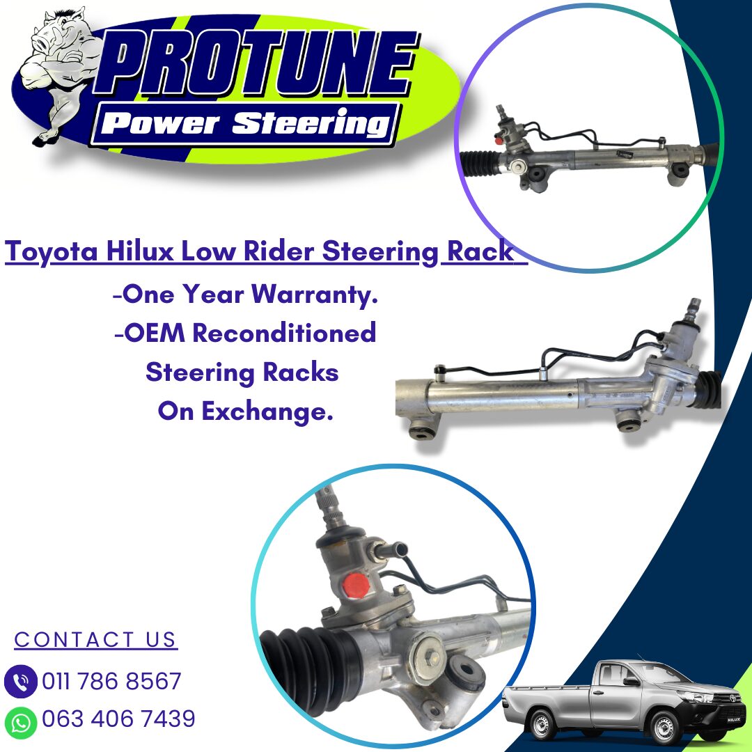 Johannesburg, Auto Parts, ZAR 1234,  Toyota Hilux Low Rider - OEM Reconditioned Steering Racks
