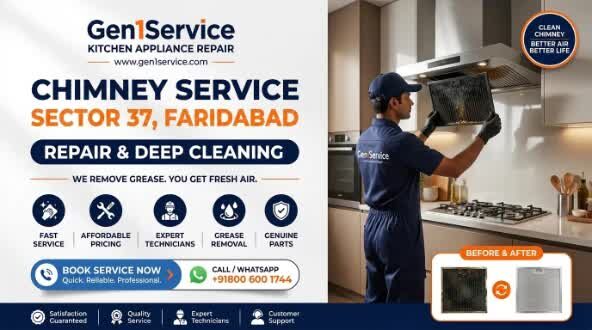 Faridabad, Appliance Repair, Cata Chimney Repair Service In Faridabad