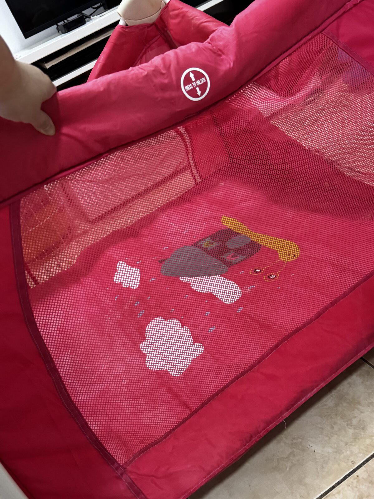 Akrabia, Baby & Kid Stuff, SAR 180,  Baby Crib - Foldable, Sturdy, Looks New