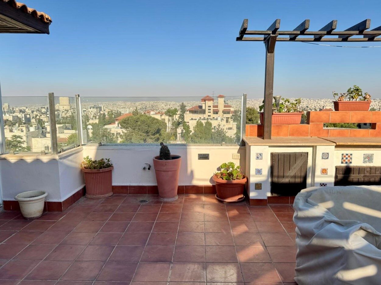 Abdoun, Apartments, Flats, Houses & Villas, JOD 33000/year,  Furnished,  3 BR,  250 Sq. Meter,  Duplex Rooftop For Rent In Abdoun
