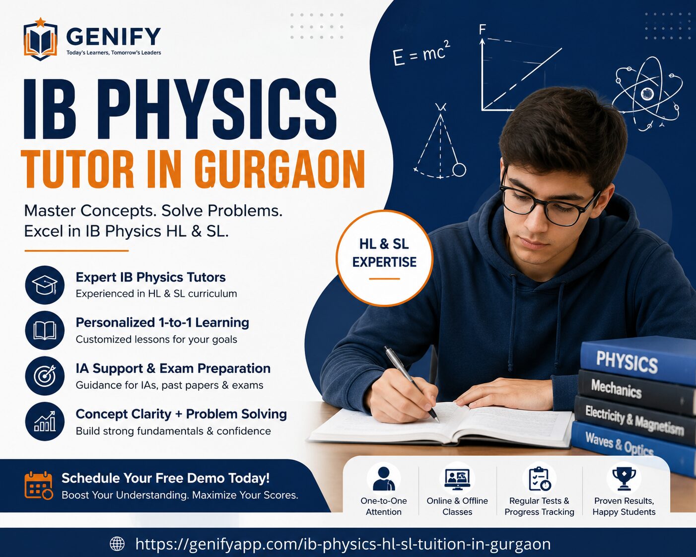 Gurgaon, Education, IB Physics Tutor In Gurgaon | Expert HL & SL Coaching | Genify