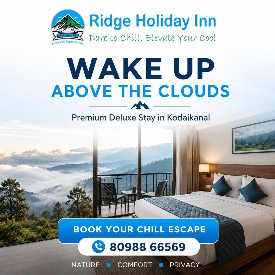 Mumbai, Travel, Premium Deluxe Resort In Kodaikanal With Scenic Valley Views