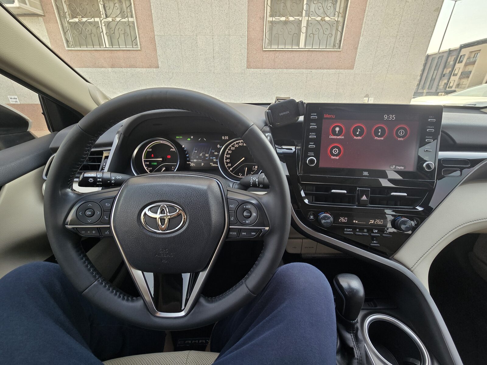 Riyadh, Vehicles, Cars & Trucks , SAR 95000,  Toyota Camry Lumiere (Hybrid),  2022,  Automatic,  79000 KM,  White, Excellent Condition, Low Mileage