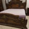 SAR 400,  Complete Solid Wood King Bedroom Set &ndash; Good Condition