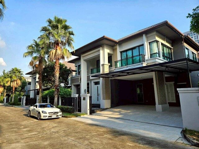 Bangkok, Villas, THB 155000,  80 Sq. Feet,  For Rent #Single House, Grand Bangkok Boulevard Village, Sathorn-Kanlapaphruek. #Near