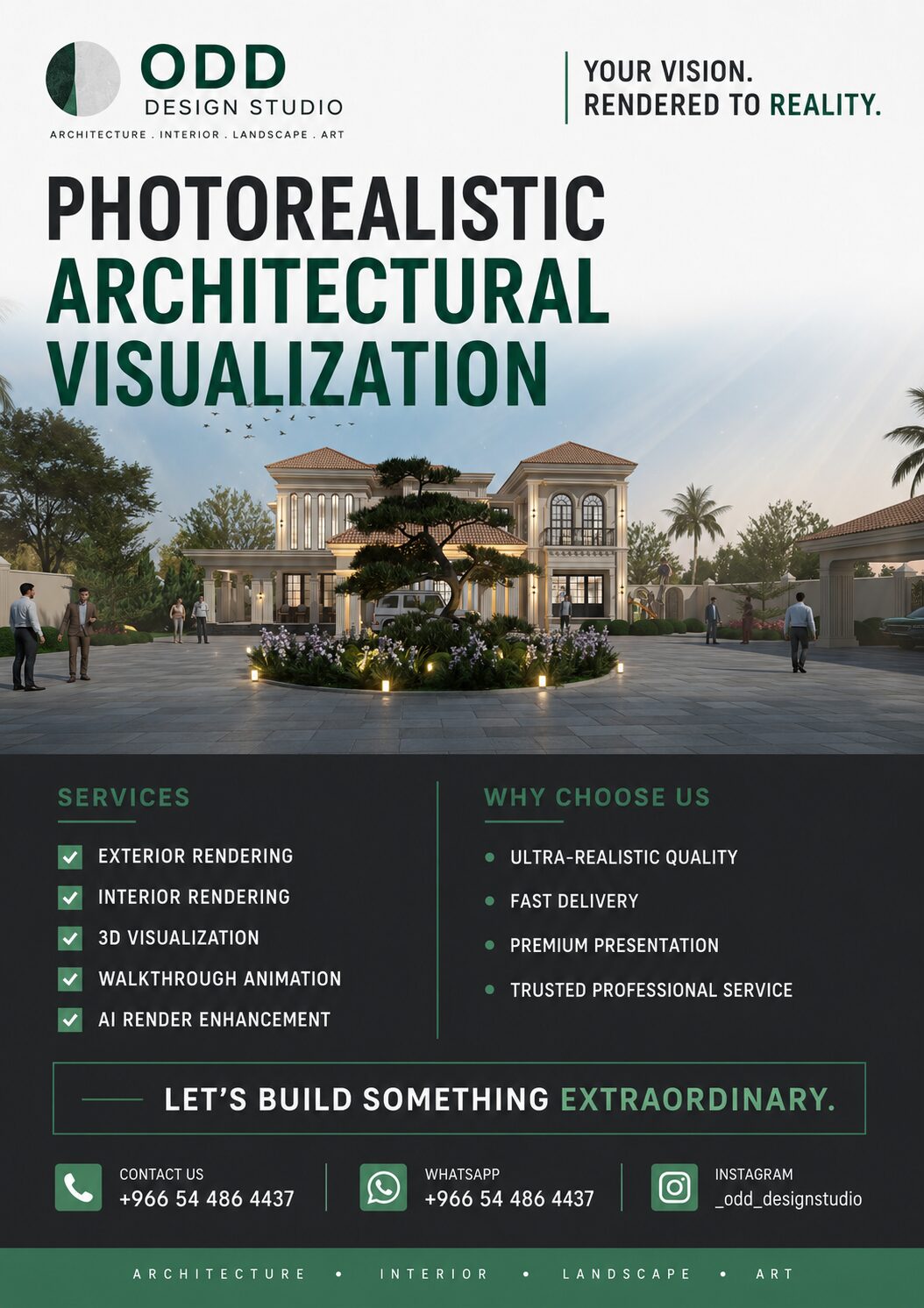 Riyadh, Jobs, WE DO ARCHITECTURAL RENDERING