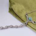 Hand Chain Bracelet & Stainless Steel Ring Bracelet