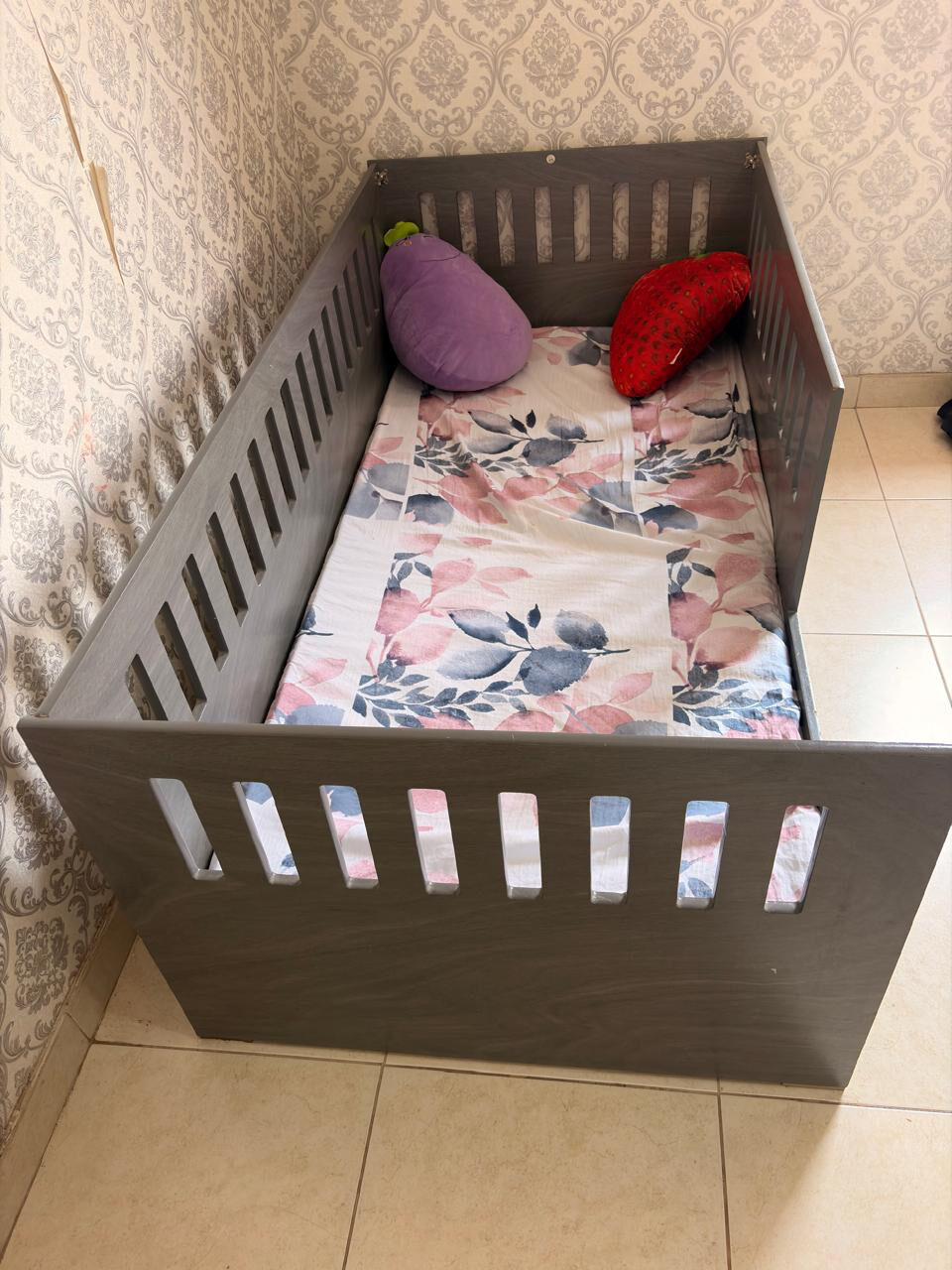 Khobar, Furniture, SAR 350,  Kids Bed With Mattress &ndash; 90 X 190 Cm &ndash; Good Condition