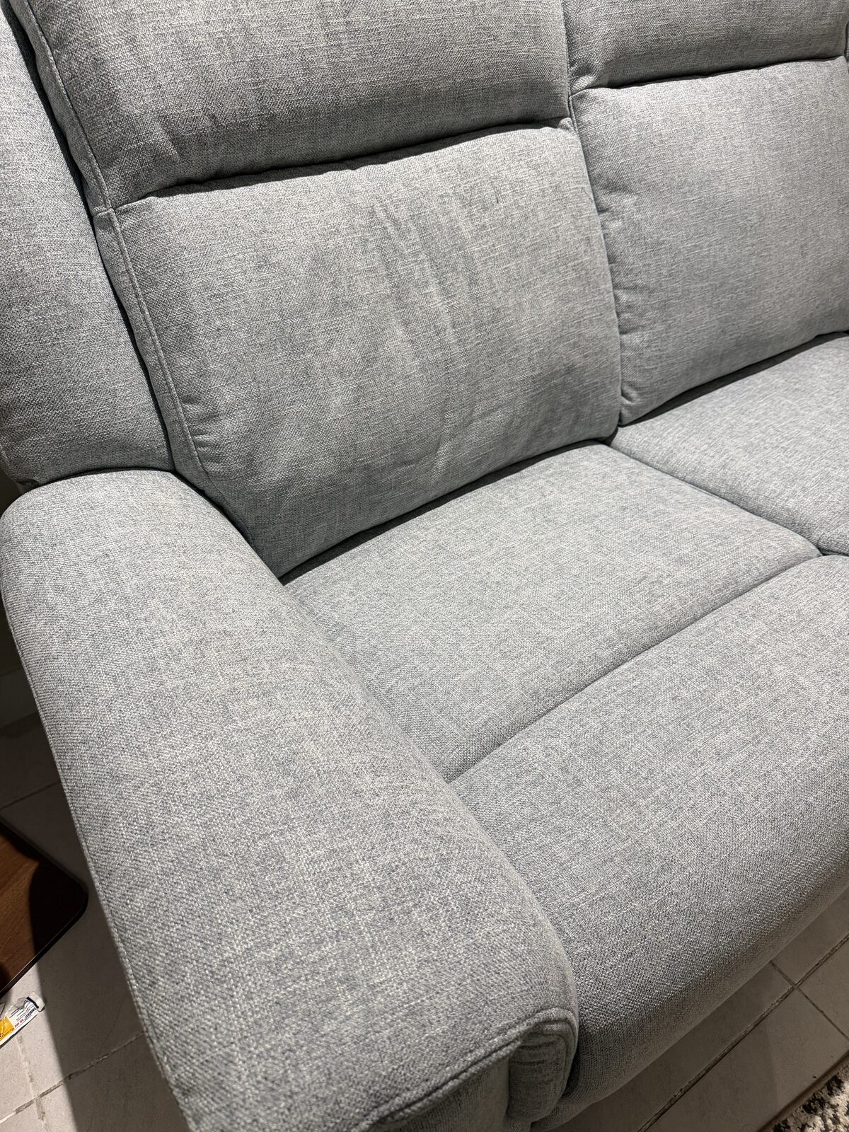 Jeddah, Furniture, SAR 2000,  Brand-New Blue Recliner Sofa &ndash; 3 Seater