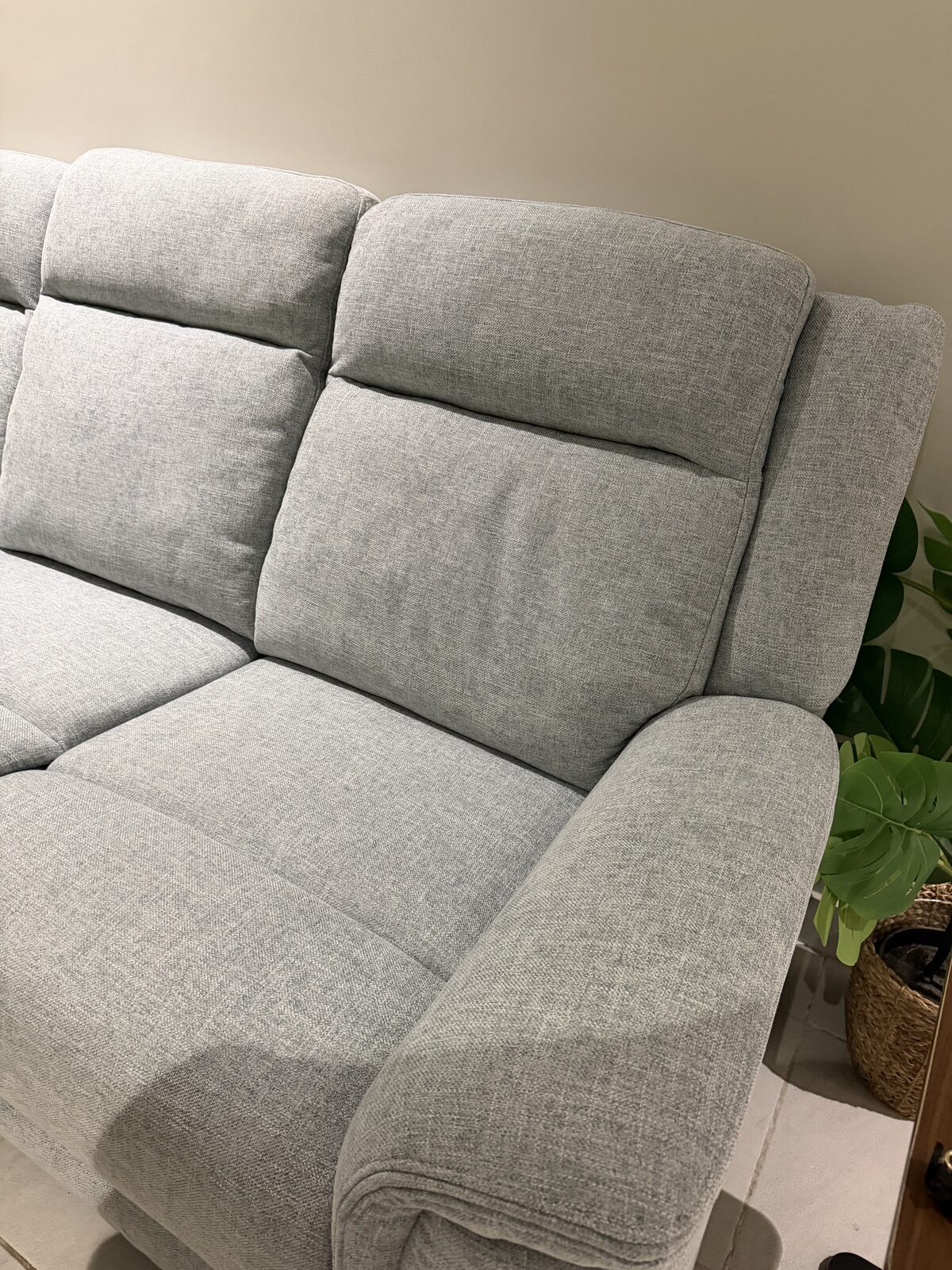 Jeddah, Furniture, SAR 2000,  Brand-New Blue Recliner Sofa &ndash; 3 Seater