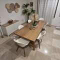 SAR 2100,  IKEA MÖCKELBY Dining Table + IKEA Sideboard