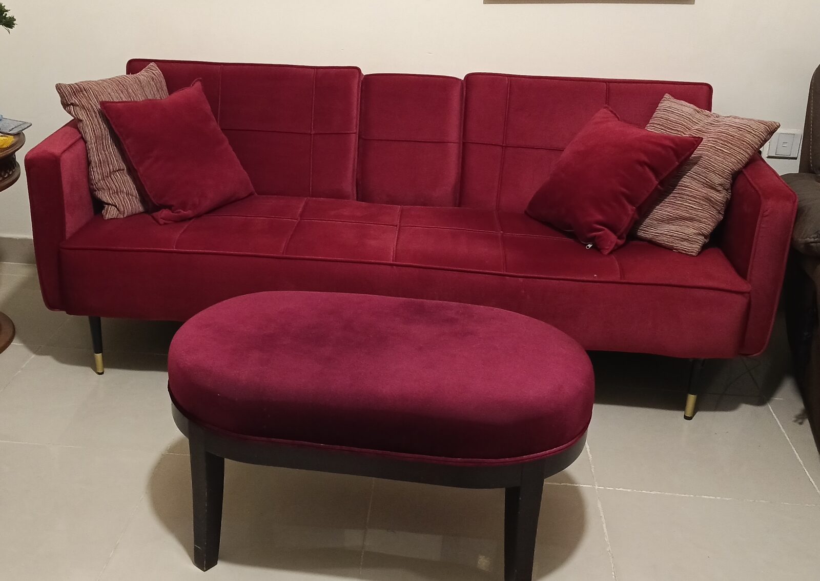 Jeddah, Furniture, SAR 450,  Sofabed With Footstool