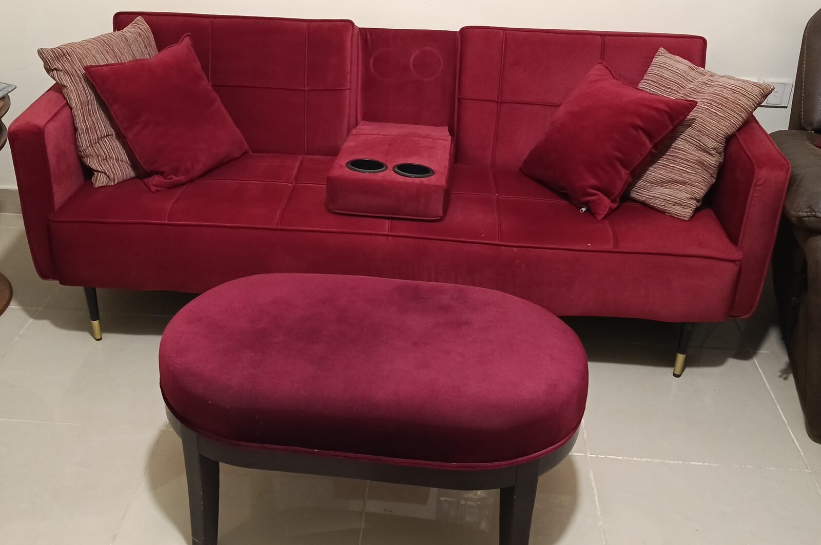Jeddah, Furniture, SAR 450,  Sofabed With Footstool