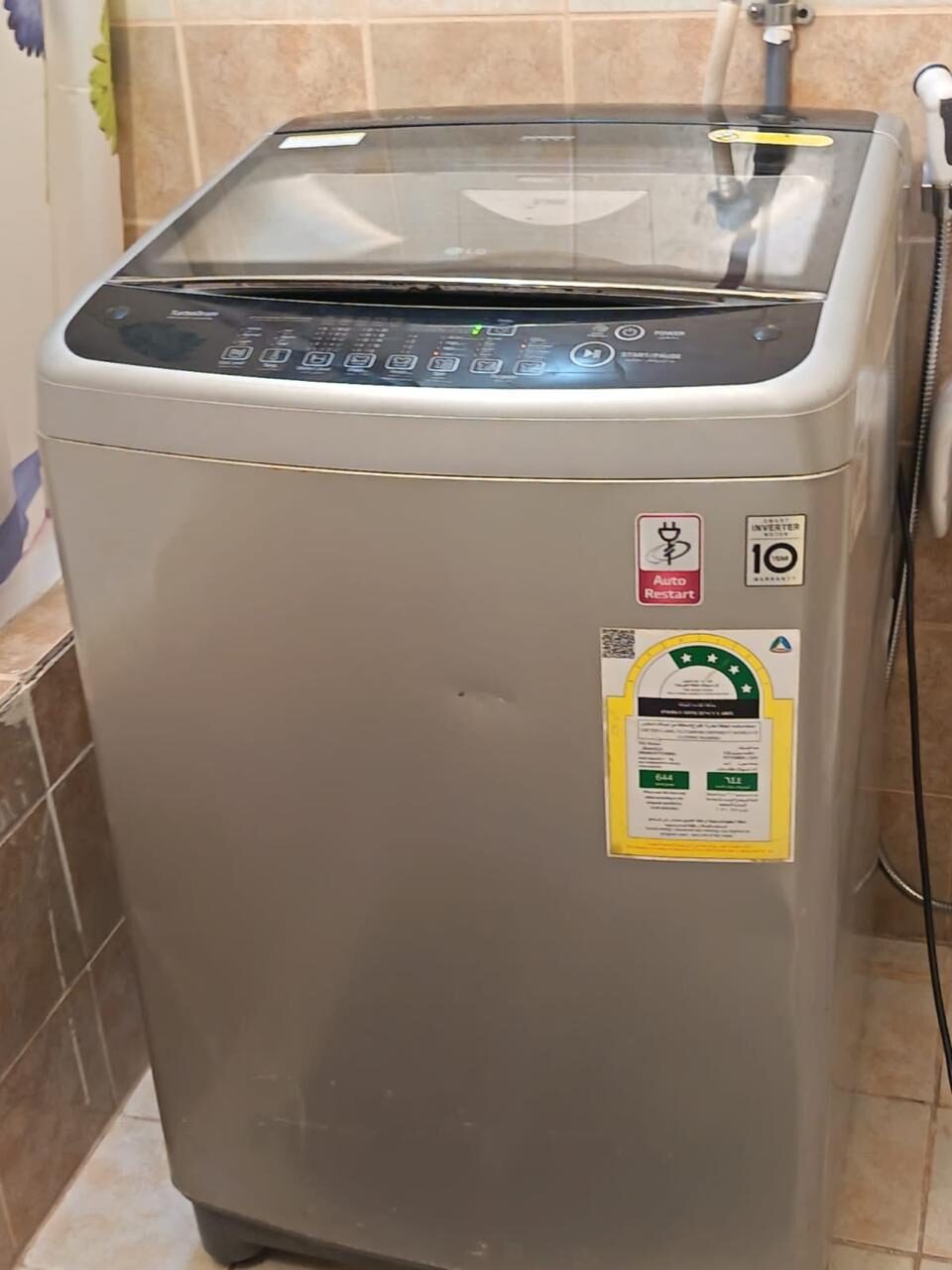Yanbu, Household Items, SAR 500,  LG Fully Automatic Washing Machine 9.0 KG Turbo Drum