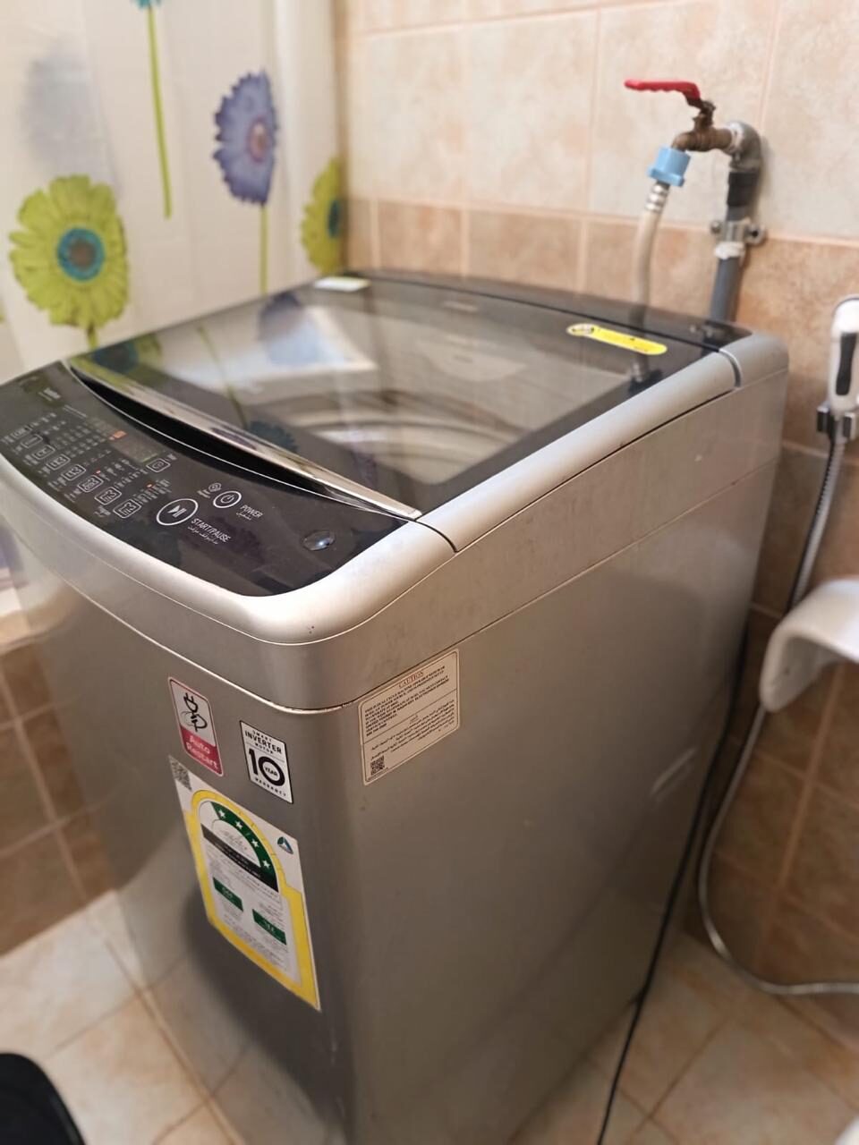 Yanbu, Household Items, SAR 500,  LG Fully Automatic Washing Machine 9.0 KG Turbo Drum