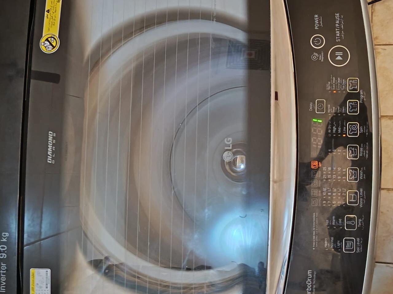 Yanbu, Household Items, SAR 500,  LG Fully Automatic Washing Machine 9.0 KG Turbo Drum