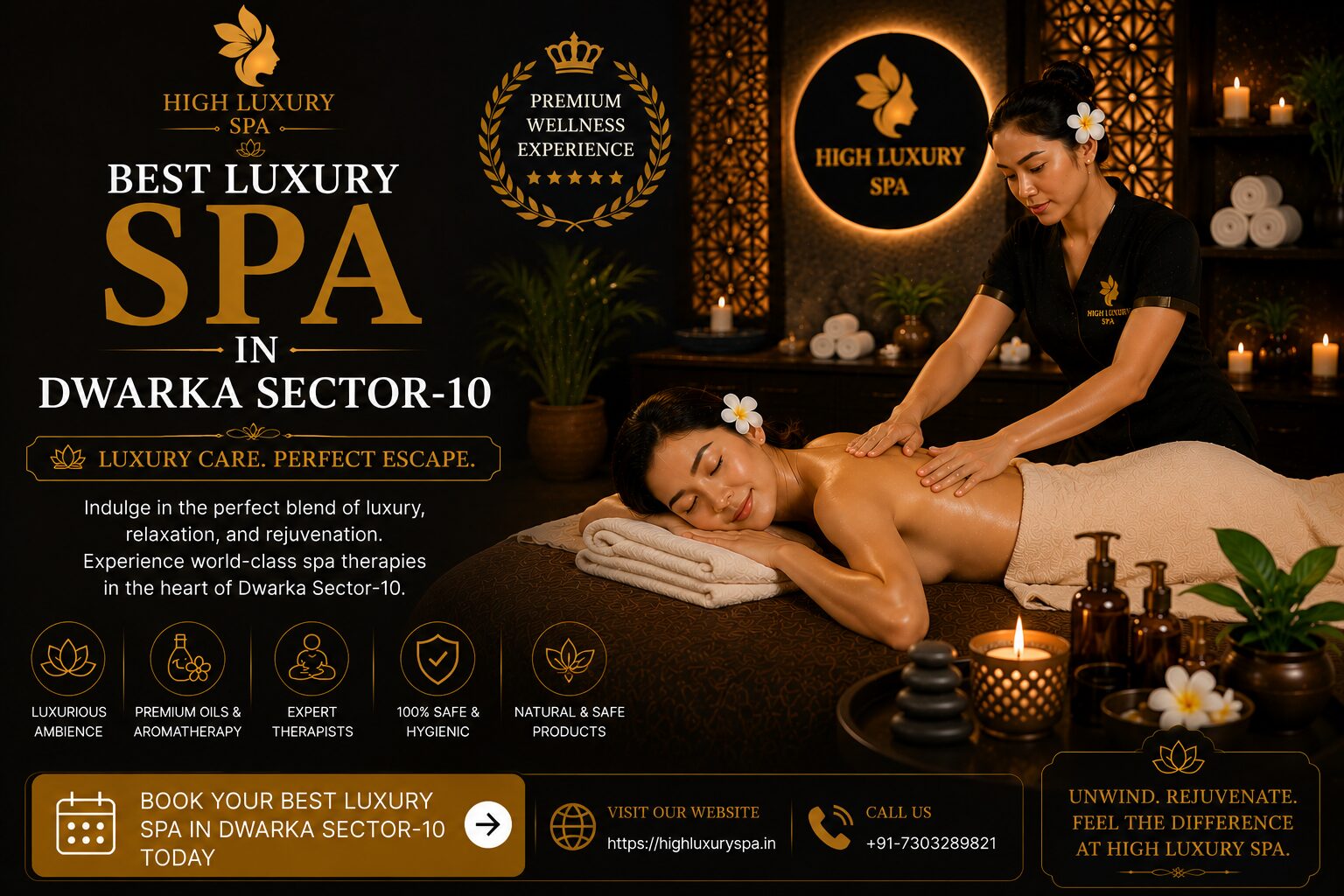 Dwarka, Health & Beauty Items, INR 1499,  Best Luxury Spa In Dwarka Sector-10 | Premium Massage & Wellness Centre