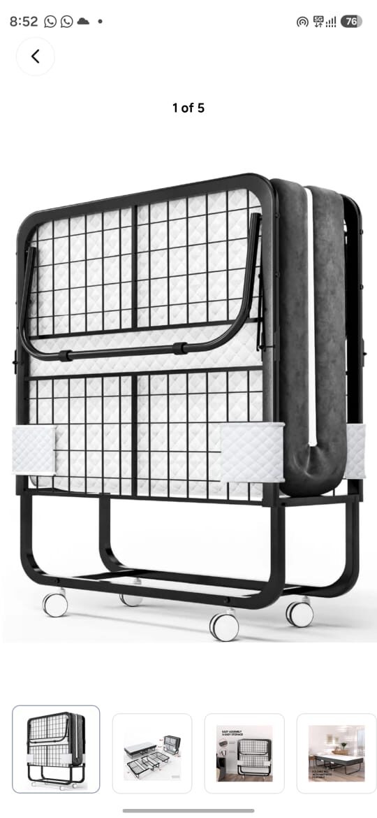 Al Malaz, Household Items, SAR 500,  Folding Bed For Sale (Single)