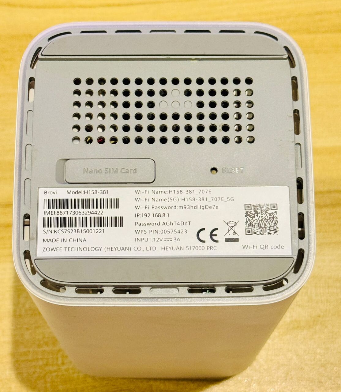 Riyadh, Computers, SAR 700,  Brovi H158-381 5G CPE Router
