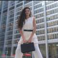 USD 440,  Dover Handbags - Sustainable Recycled Leather Bag NYC