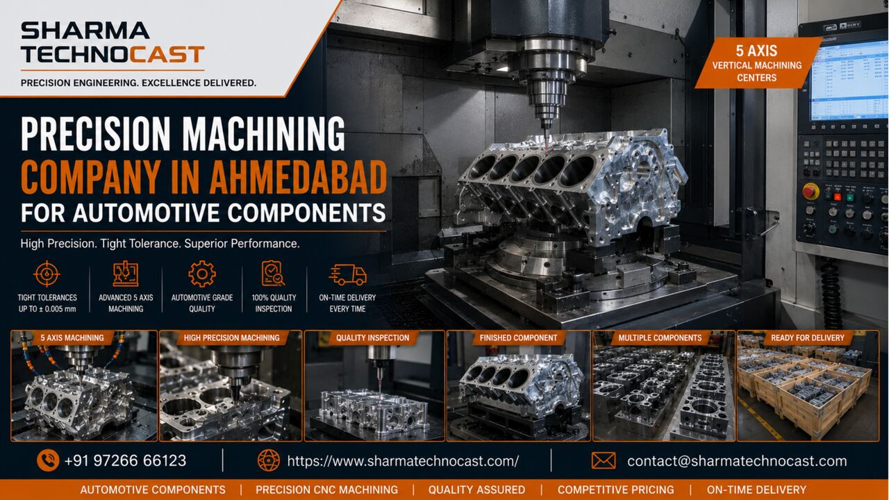 Ahmedabad, Business, Precision Machining Company In Ahmedabad For Automotive Components &ndash; Sharma Technocast