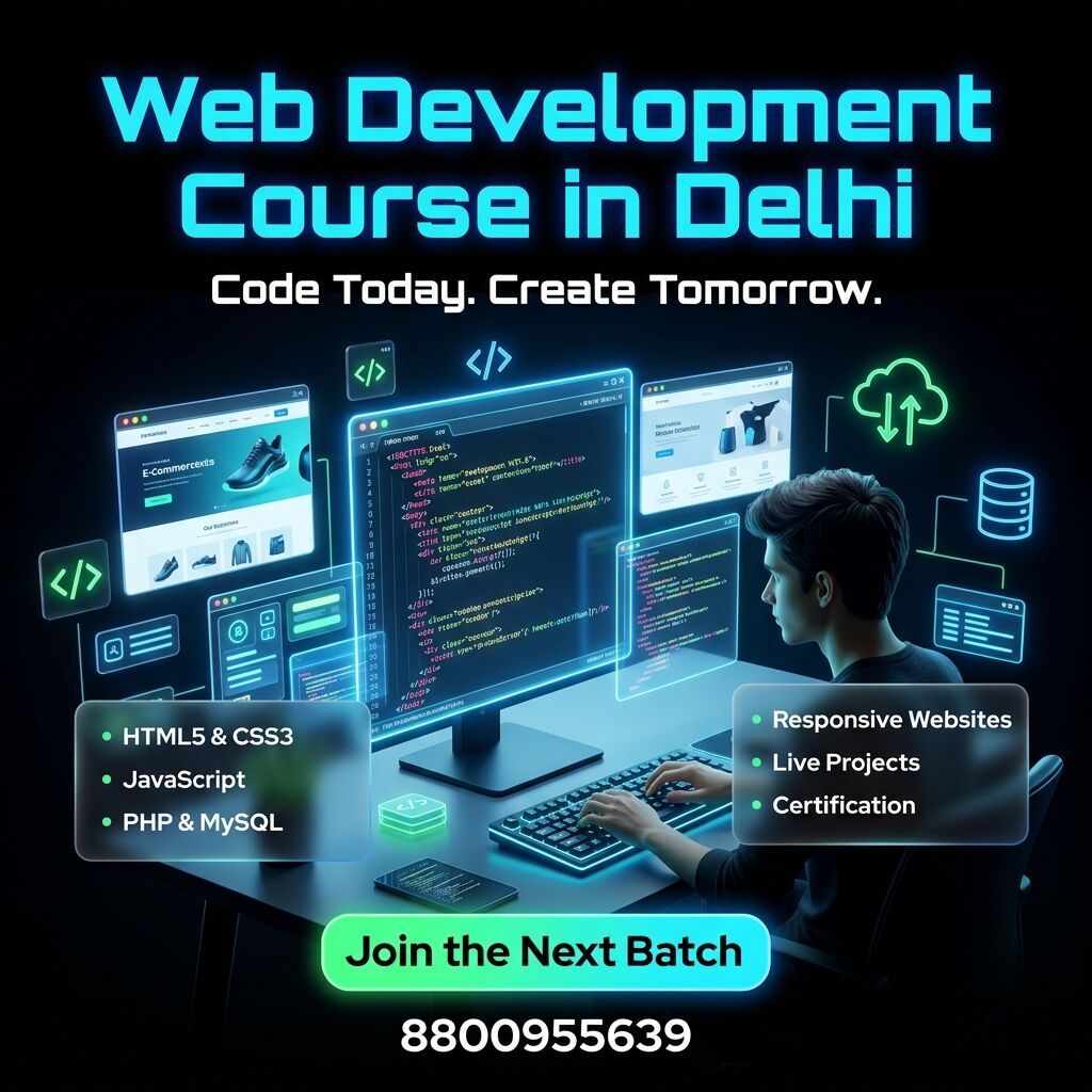 Noida, Education, Become A Skilled Web Developer With The Best Web Development Course In Delhi