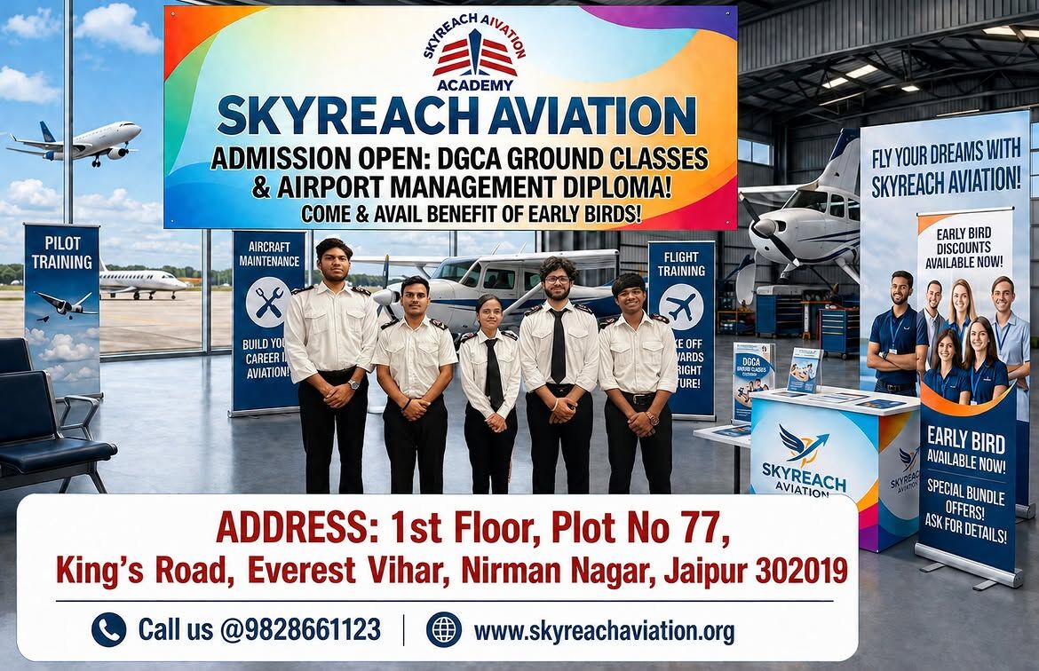 Jaipur, Education, Launch Your Aviation Career With A Leading Aviation Institute In Jaipur
