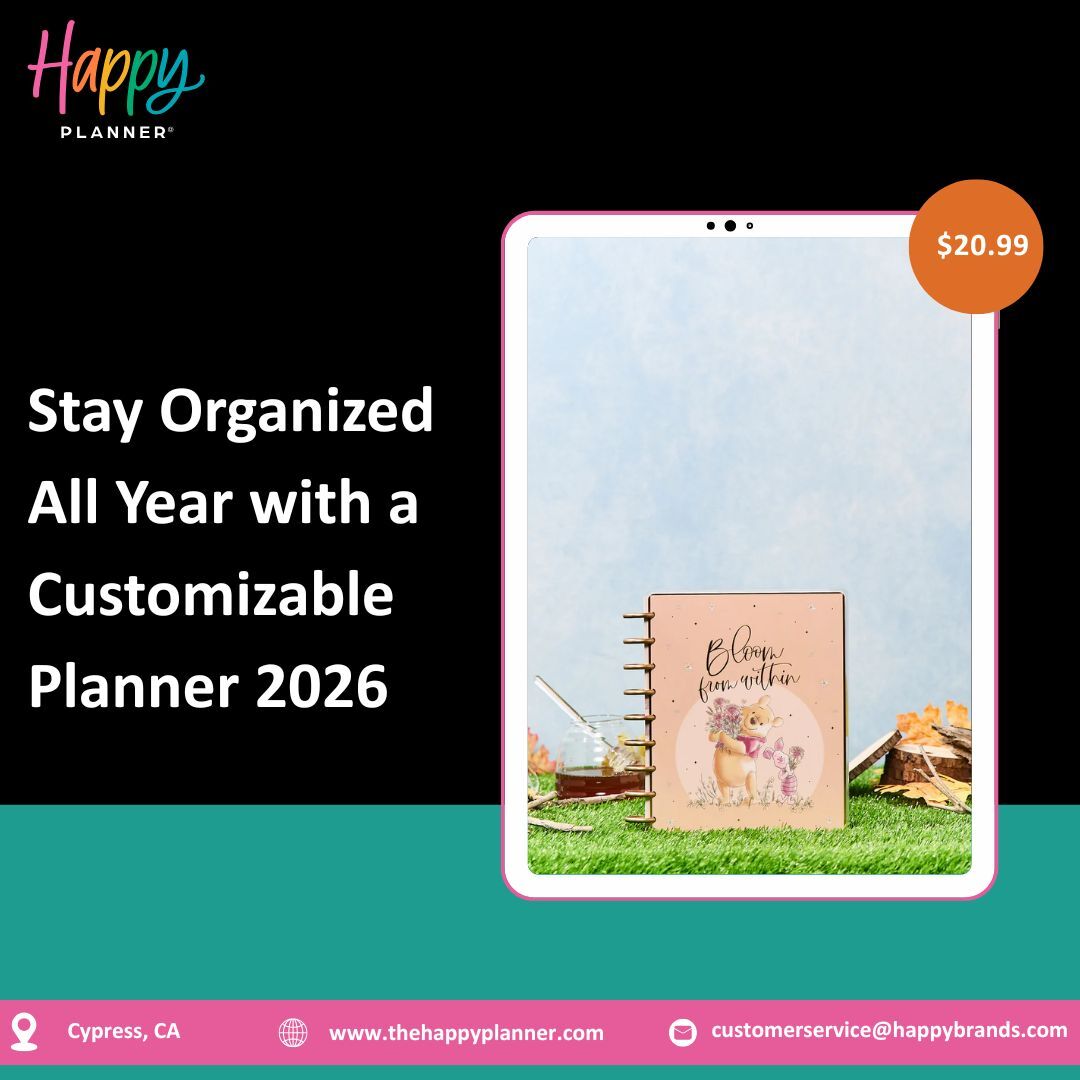 New York, Books, USD 20,  Stay Organized All Year With A Customizable Planner 2026