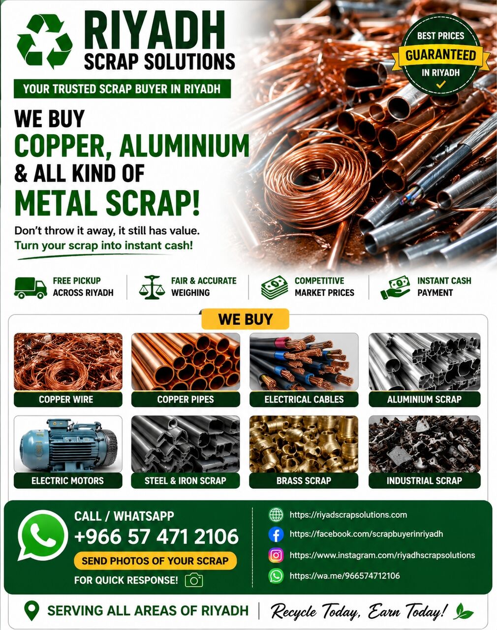 Ad Diriyah, Items Wanted, Riyadh Scrap Solutions