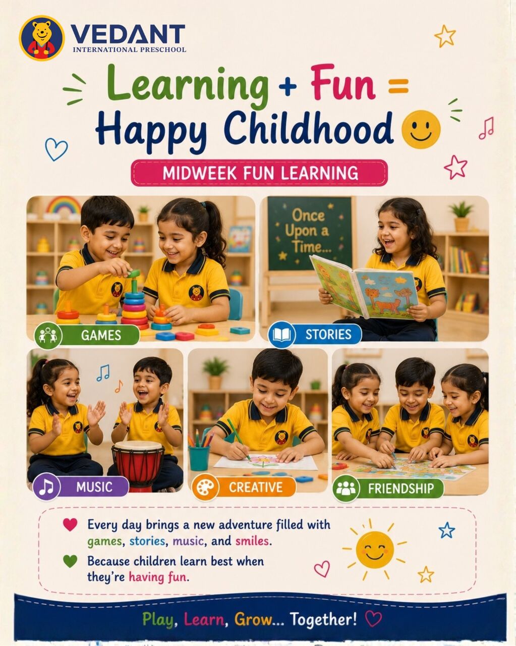 Ahmedabad, Daycare, Best Preschool In Ahmedabad | Vedant International Preschool