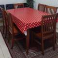 SAR 750,  Solid Wooden Dining Table Set