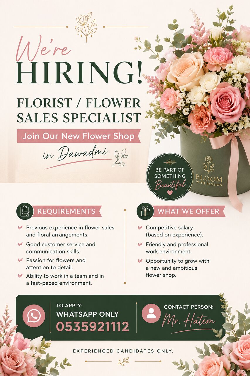Riyadh, Jobs, Dawadmi