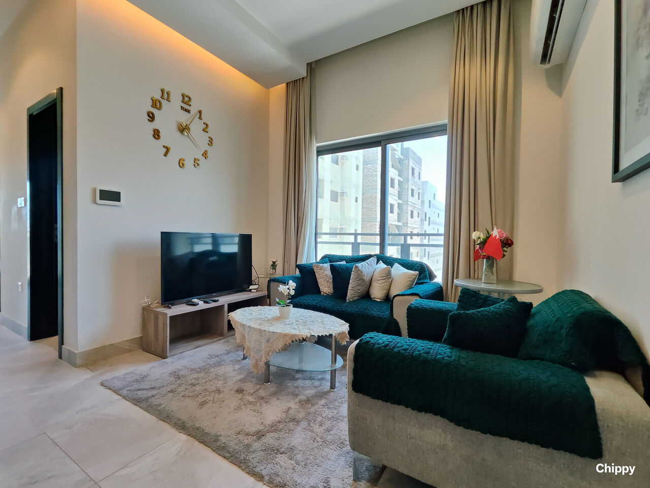 Busaiteen, Apartments, Flats, Houses & Villas, BHD 300/month,  1 BR,  Fully Furnished Studio | Inclusive Rent | Pool, Gym & WiFi | Busaiteen