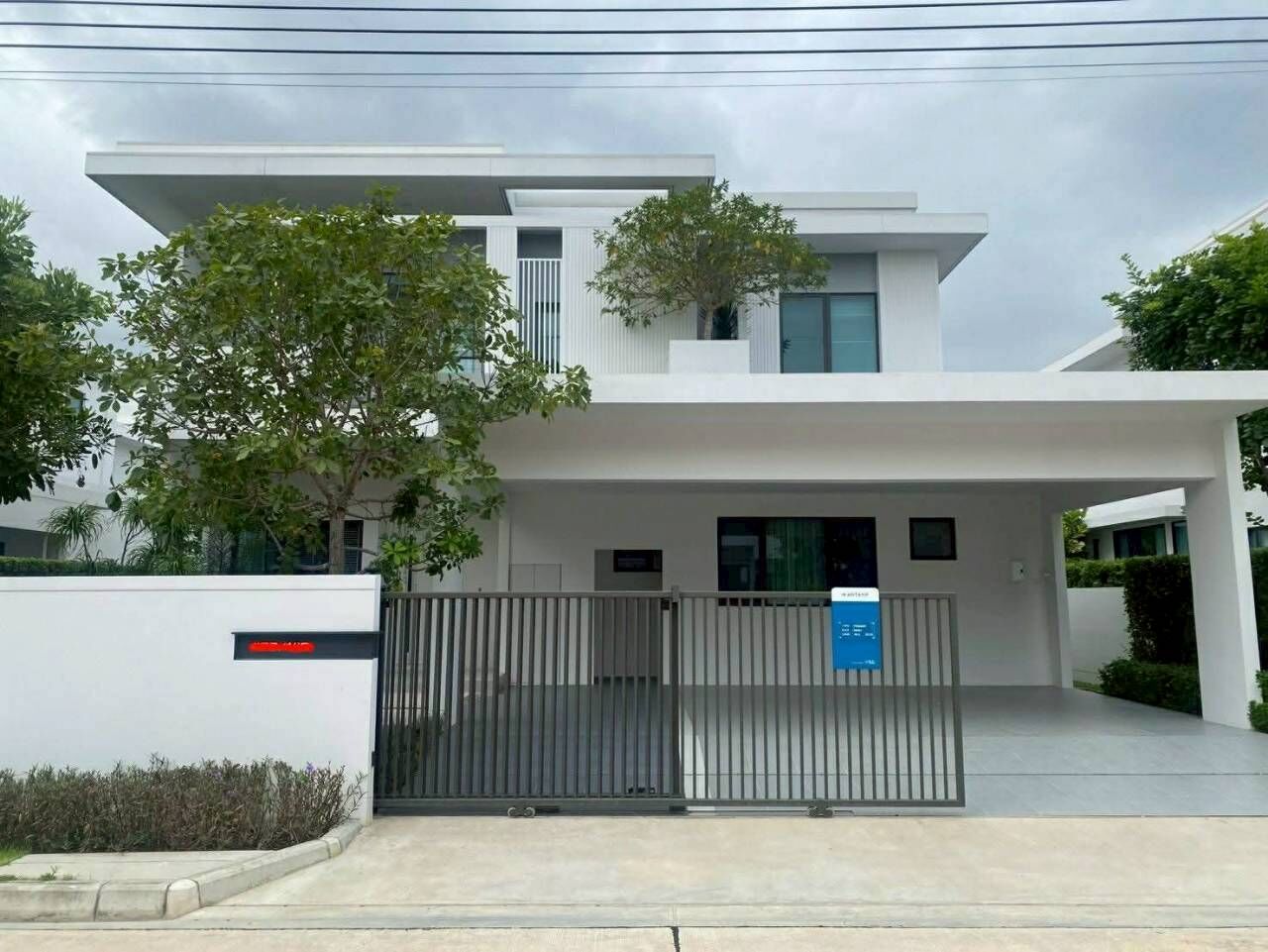 Bangkok, Villas, THB 130000,  76 Sq. Feet,  For Rent #Single House, Manthana Village, Bangna, Km. 15 #Near Mega Bangna, Call