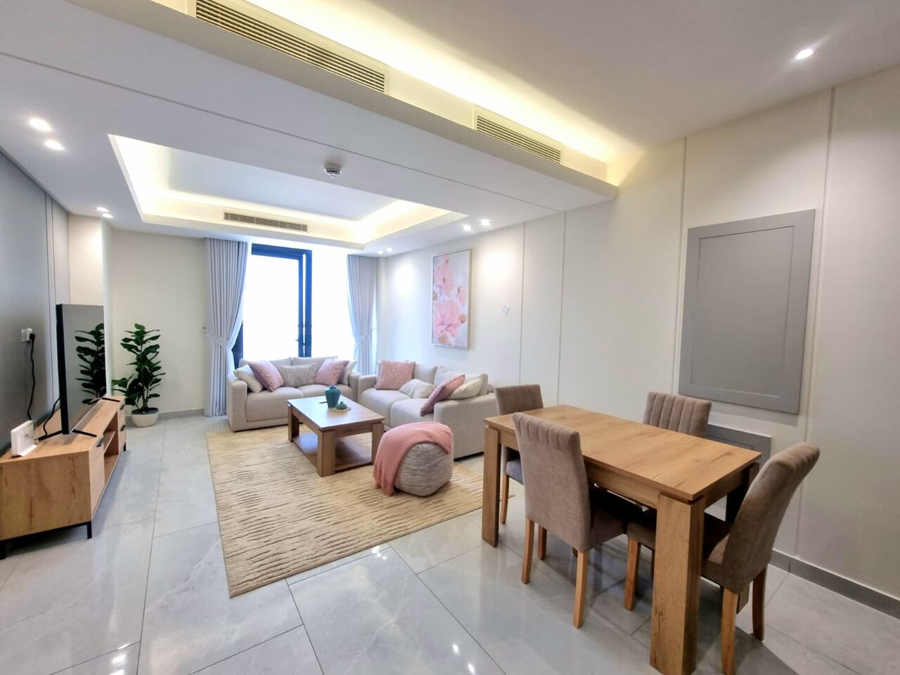 Amwaj Islands, Apartments, Flats, Houses & Villas, BHD 350/month,  Furnished,  1 BR,  70 Sq. Meter,  Beautiful 1 BR FF Apartment With Lagoon View