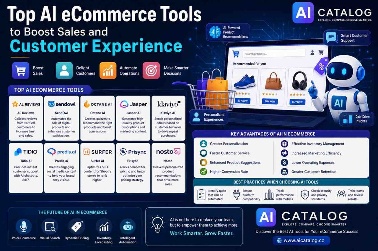 Toronto, Technical, Top AI ECommerce Tools To Boost Sales And Enhance Customer Experience