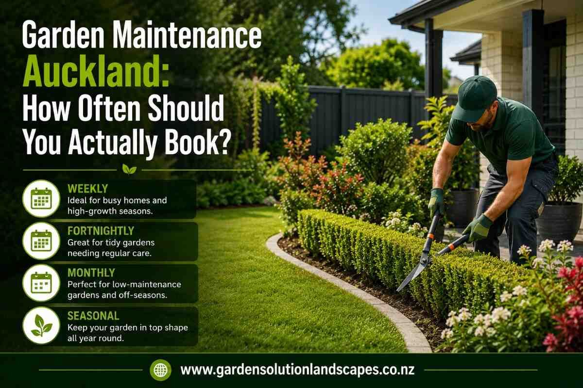 Auckland, Farm/Garden, Garden Maintenance Auckland: How Often Should You Actually Book?