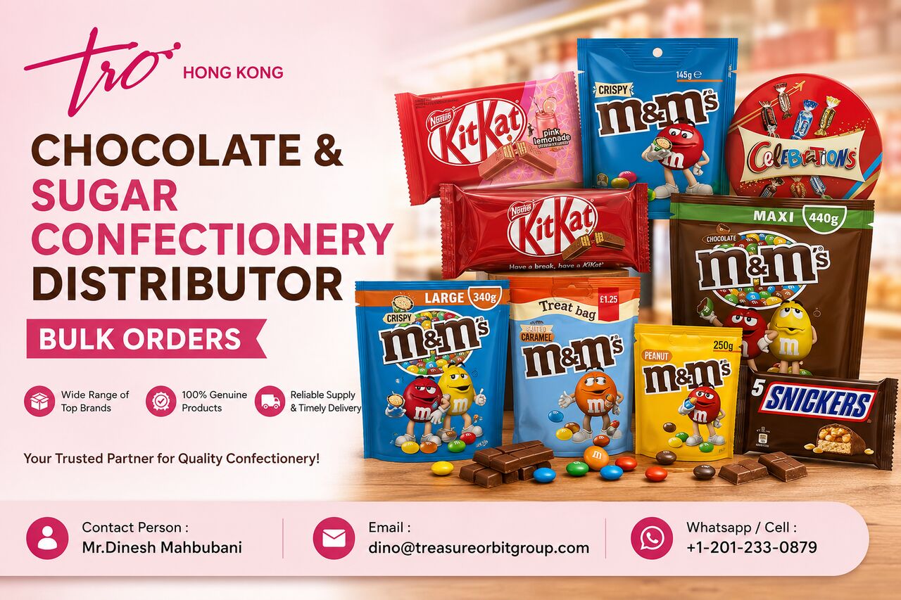 Hong Kong, Food, Confectionery Distributor Hong Kong For Retailers And Shops
