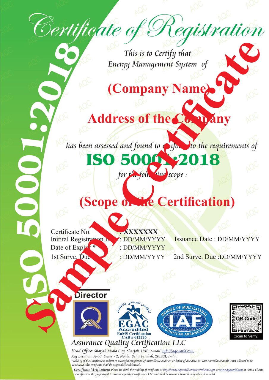 Noida, Business, Get Accredited ISO 50001:2018 Certification Services