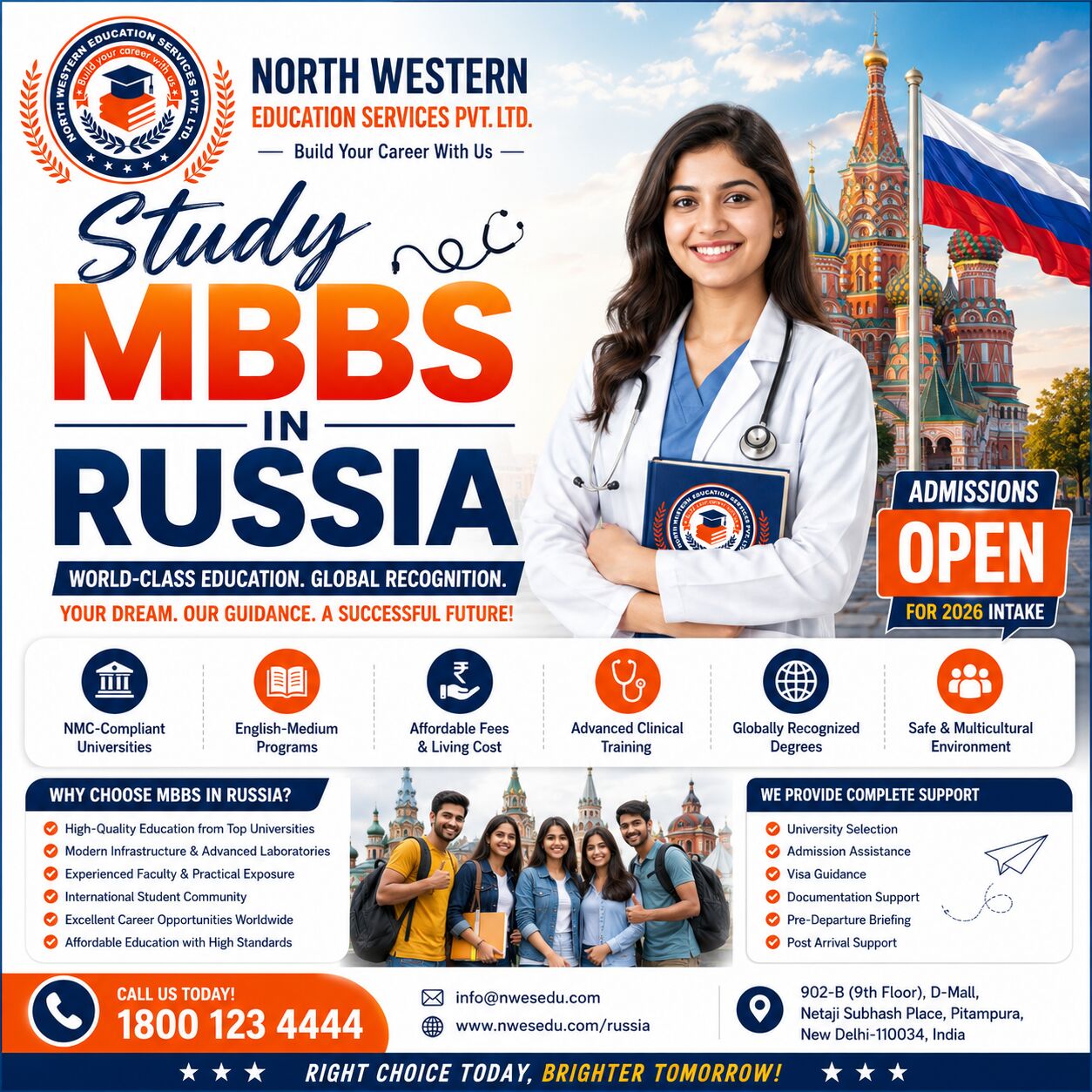 Mumbai, Counseling, ⚡🩺 Plot Twist: Your Medical Career Starts In Russia! 🇷🇺