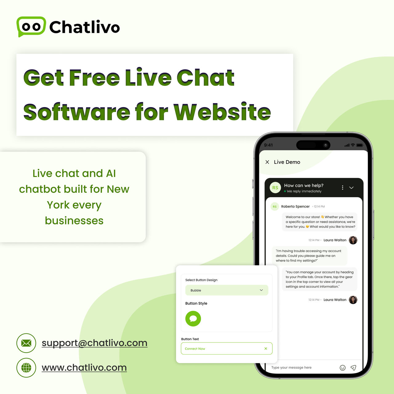 New York, Software Development, Get Free Live Chat Software For Website &ndash; NYC Businesses