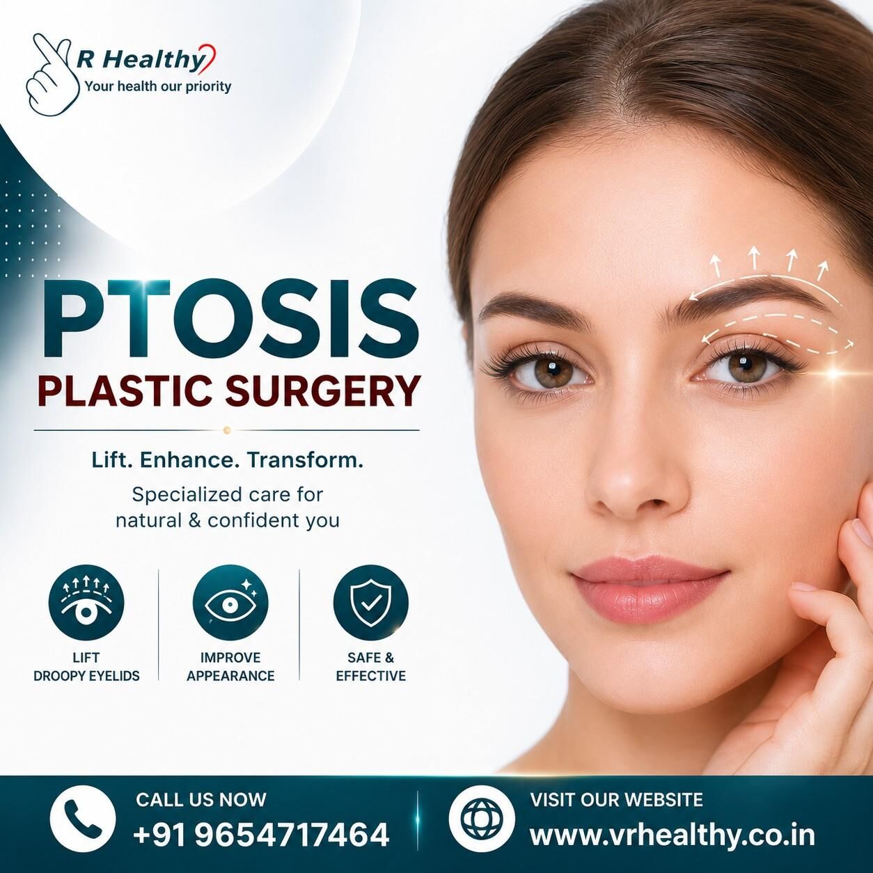New Delhi, Health, Transform Your Look With Expert Ptosis Plastic Surgery