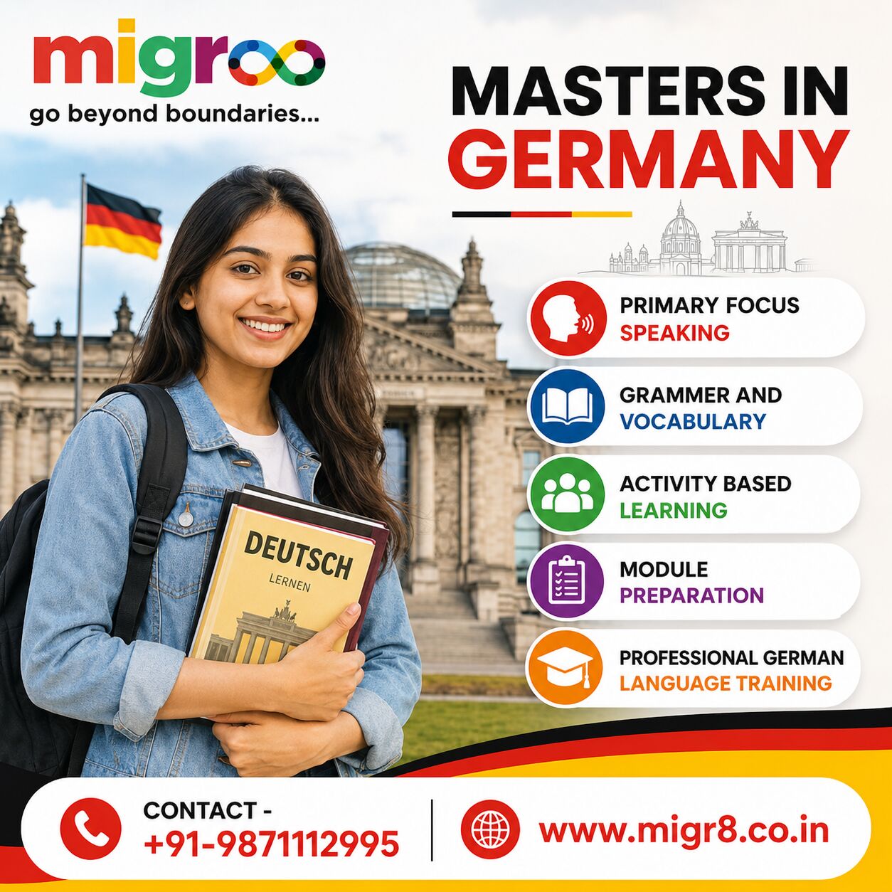 New Delhi, Free Items, Masters In Germany