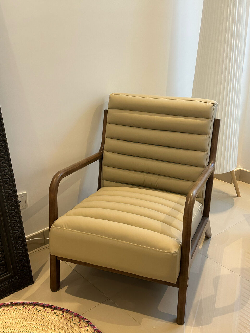 Riyadh, Furniture, SAR 350,  Brand New Learher One Seat Sofa