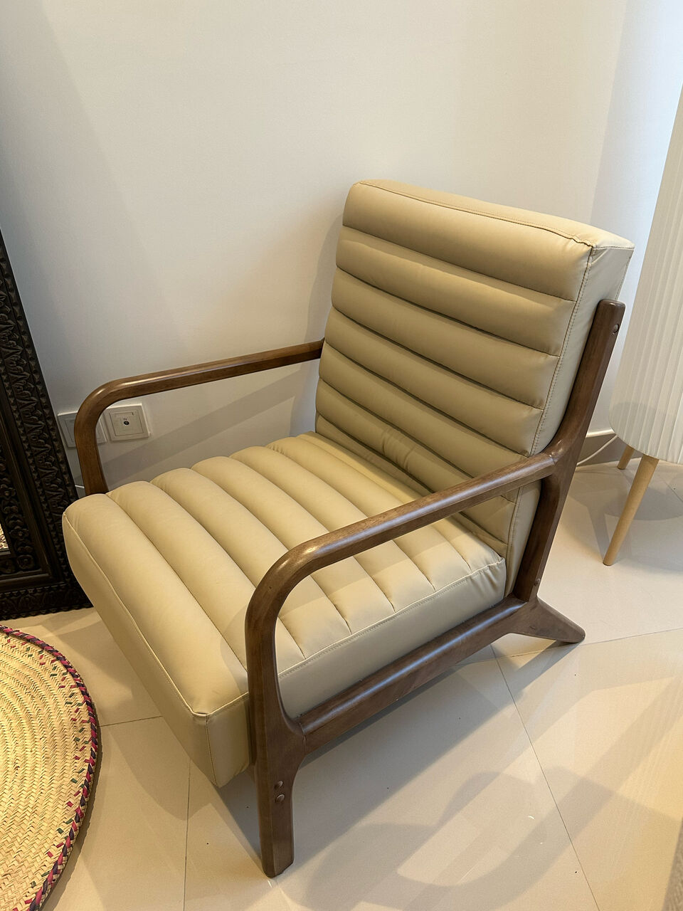 Riyadh, Furniture, SAR 350,  Brand New Learher One Seat Sofa