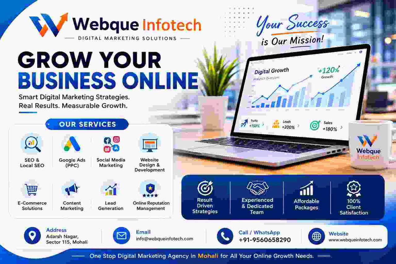 Mumbai, Web Design & Development, Webqueinfotech : Best Digital Marketing Agency